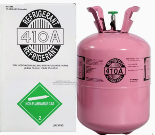 Klima Gazı Bittiğini Nasıl Anlarsınız 2 "Klima sistemlerinde kullanılan R-410A soğutucu gaz tüpü"